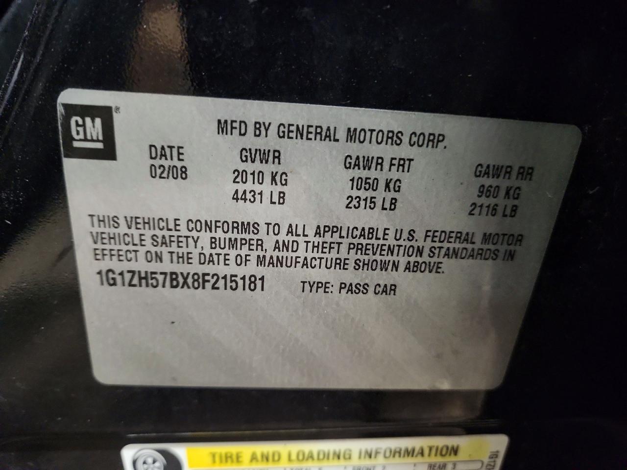 2008 CHEVROLET MALIBU 1LT photo 25