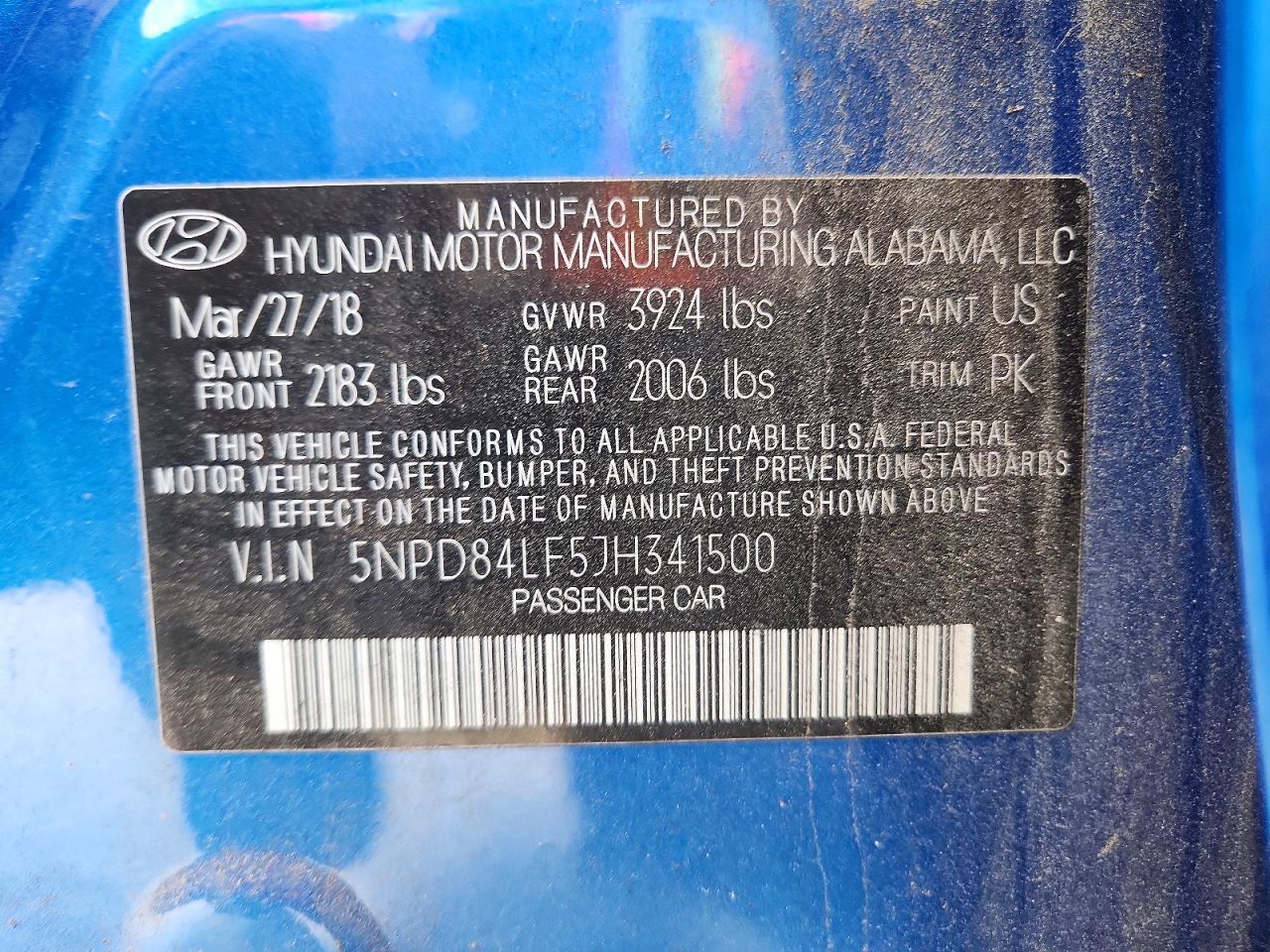 2018 HYUNDAI ELANTRA SEL photo 12