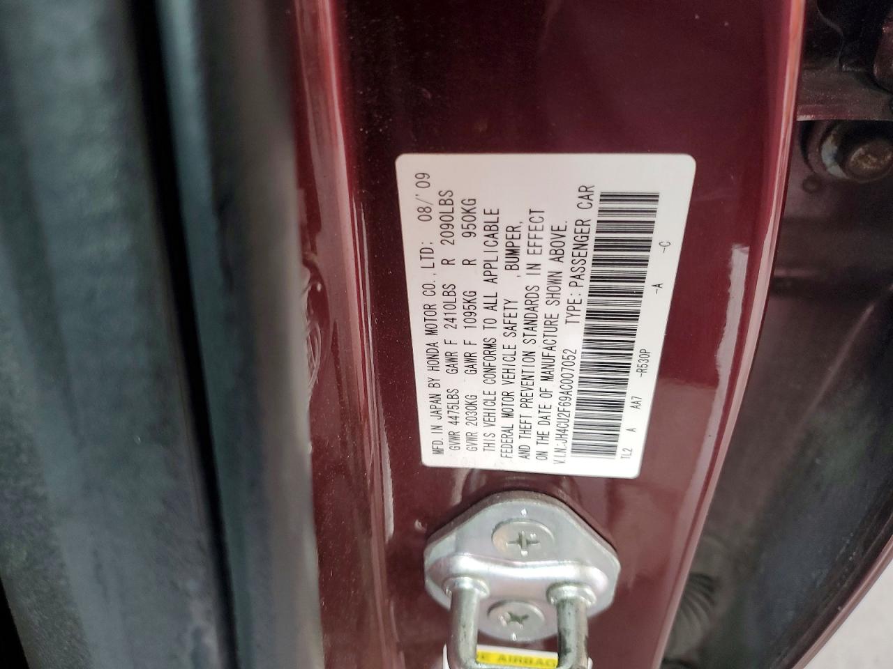 2010 ACURA TSX photo 23