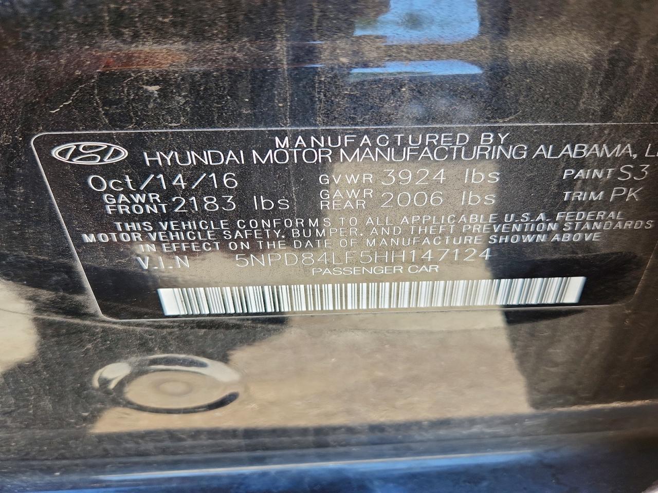 2017 HYUNDAI ELANTRA SE photo 37