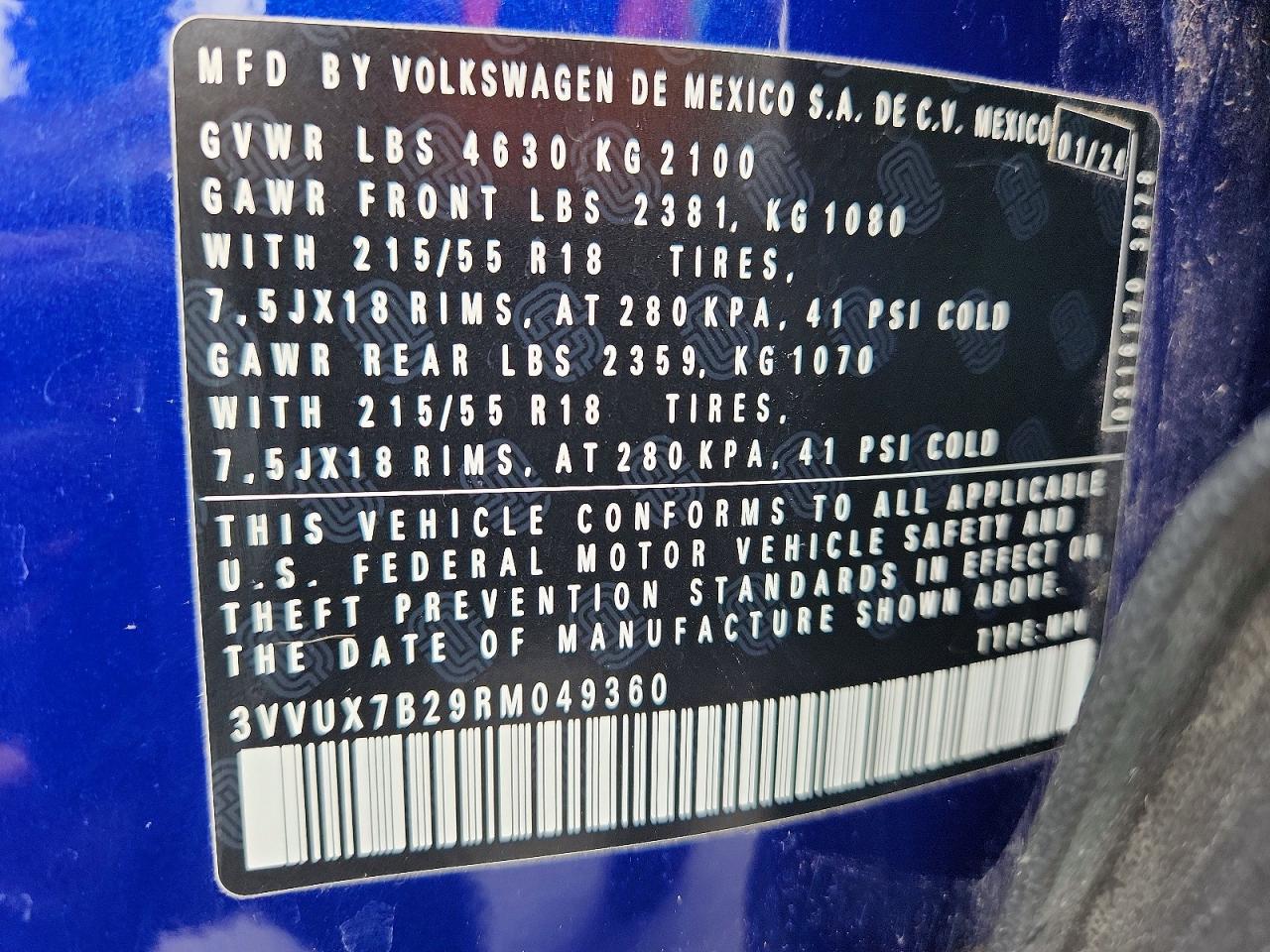 2024 VOLKSWAGEN TAOS SE photo 25