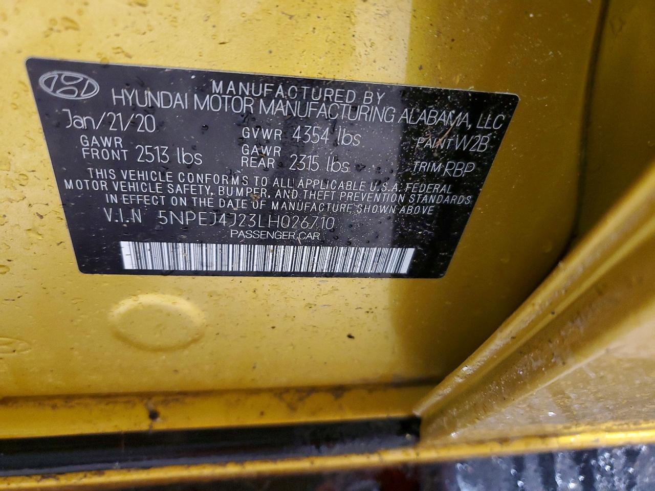 2020 HYUNDAI SONATA SEL PLUS photo 23