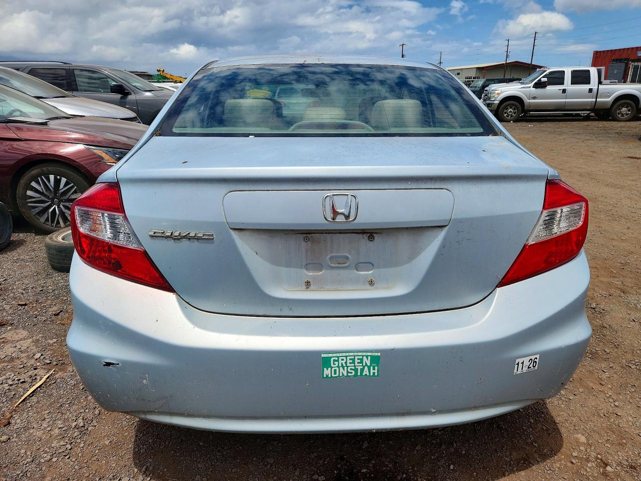 2012 HONDA CIVIC EX photo 11