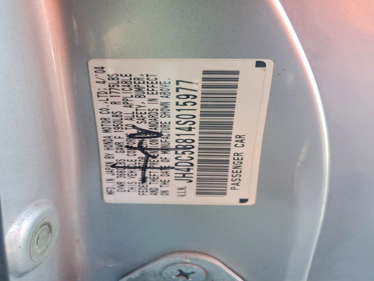 2004 ACURA RSX photo 25