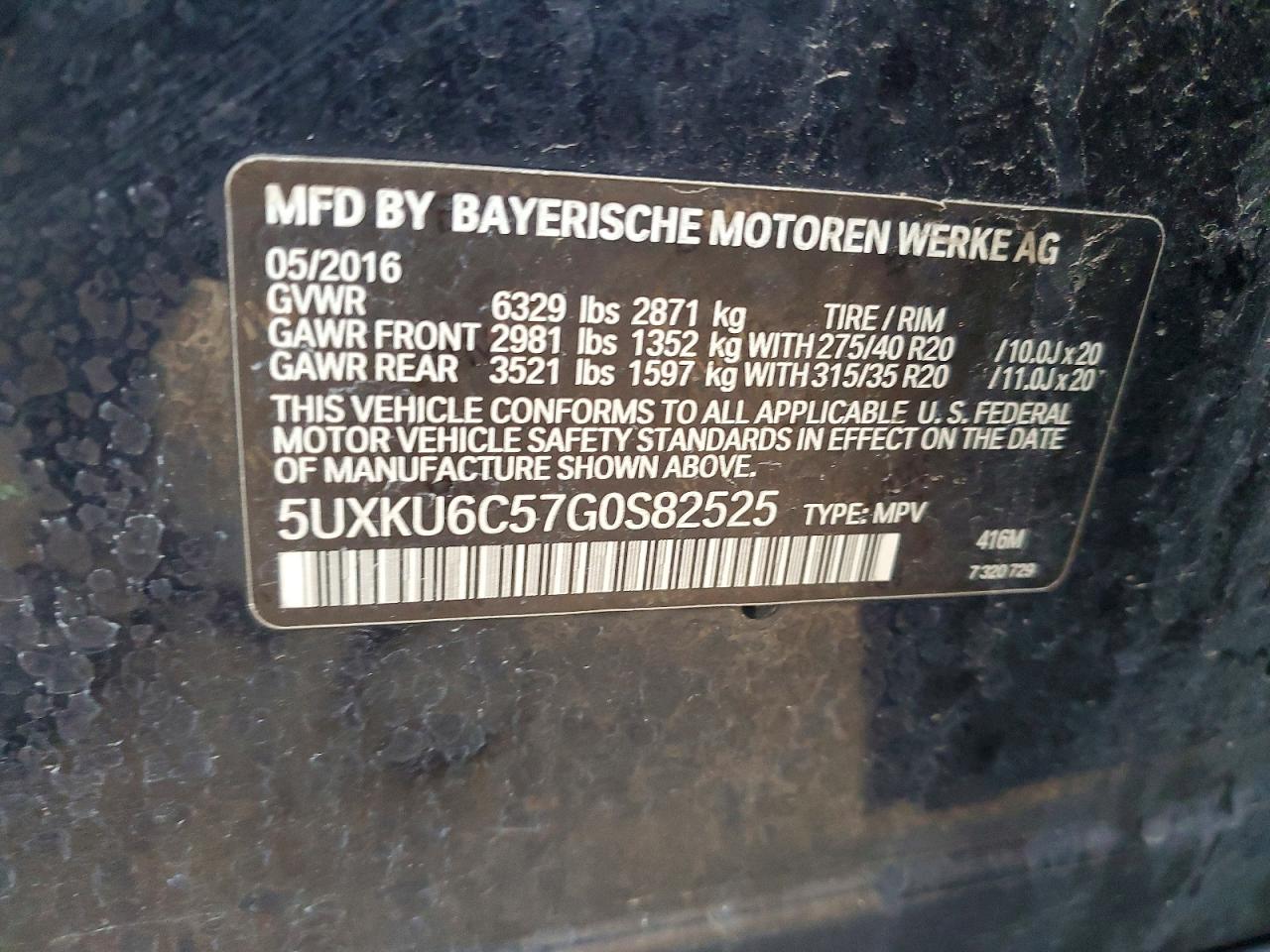 2016 BMW X6 XDRIVE50I photo 25