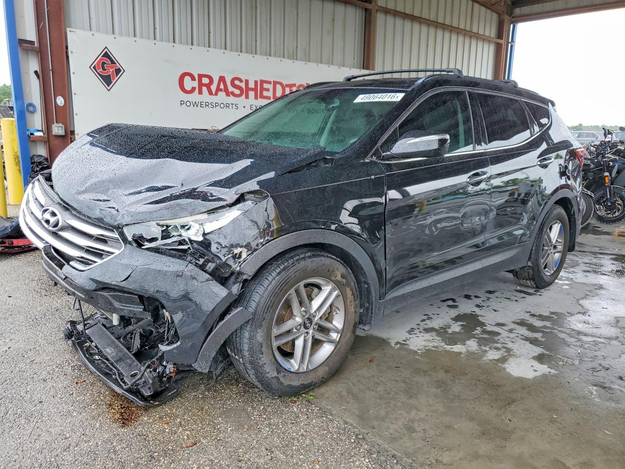 2017 HYUNDAI SANTA FE SPORT 2.4L — FRONT END damage — photo 1