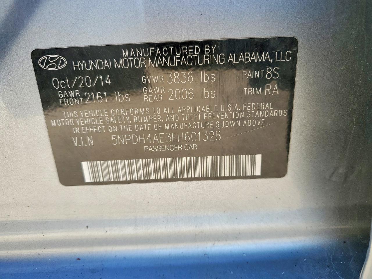 2015 HYUNDAI ELANTRA SE photo 23