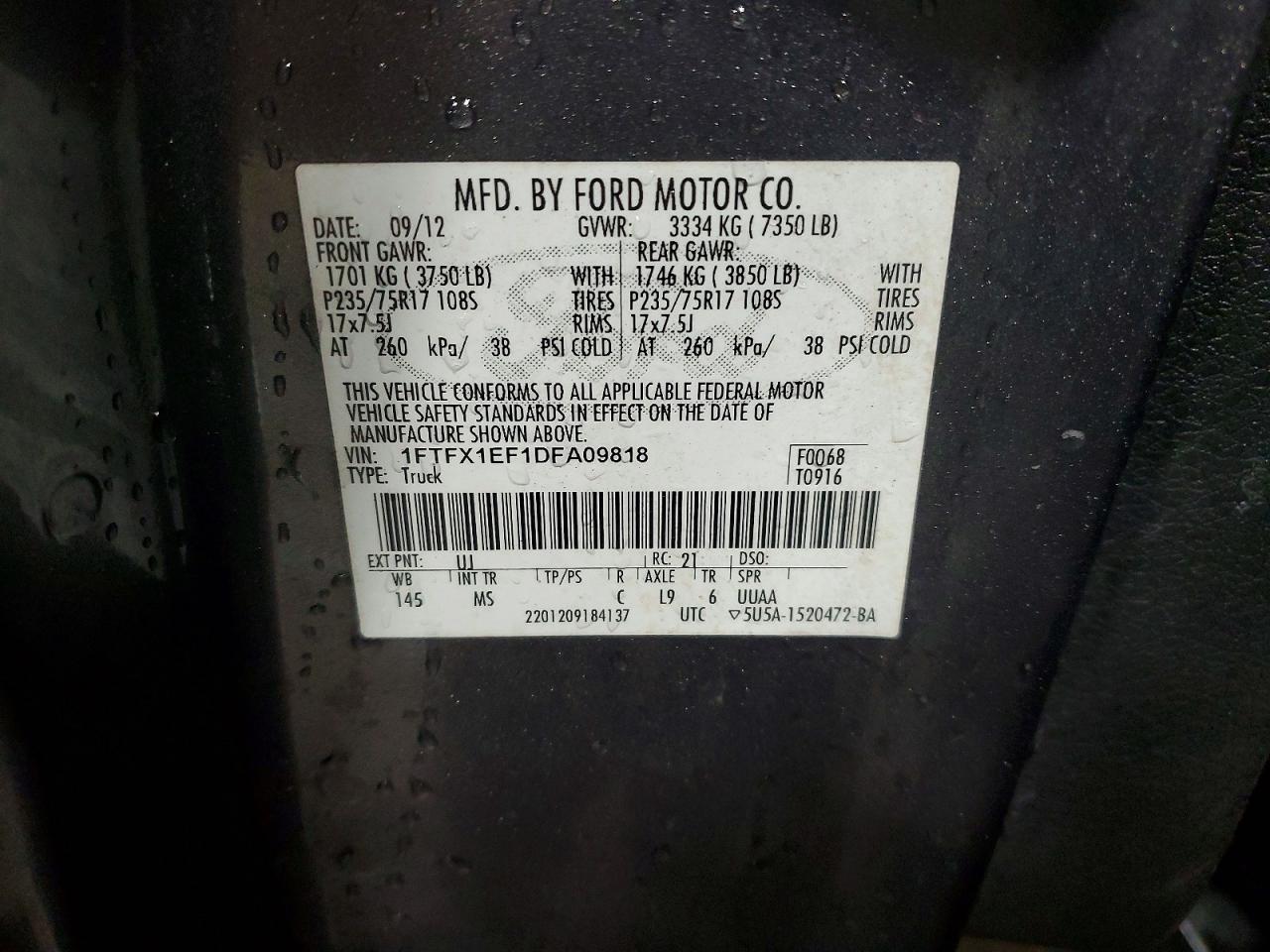 2013 FORD F150 SUPER CAB photo 23
