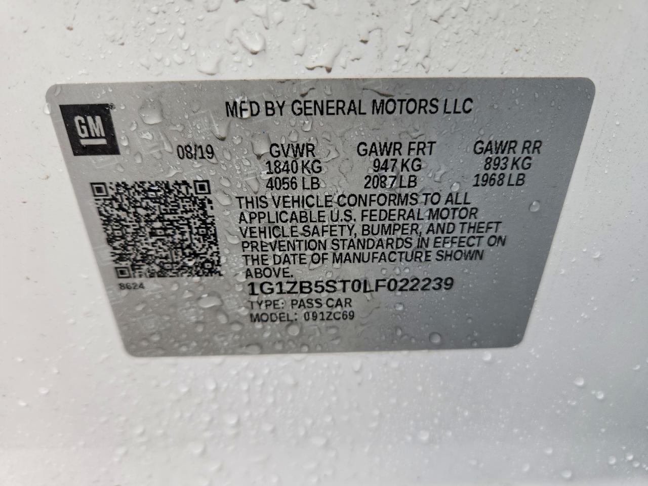 2020 CHEVROLET MALIBU LS photo 23