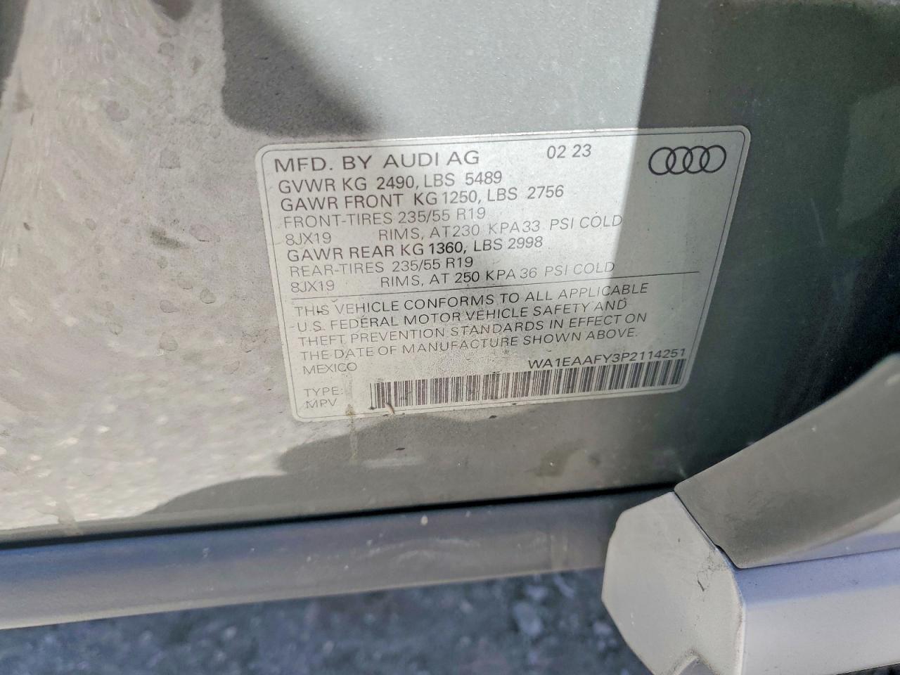 2023 AUDI Q5 PREMIUM PLUS 45 photo 37