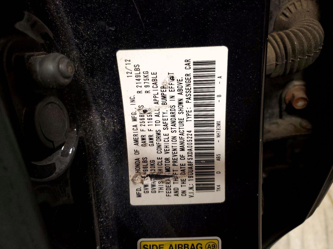 2013 ACURA TL TECH photo 12