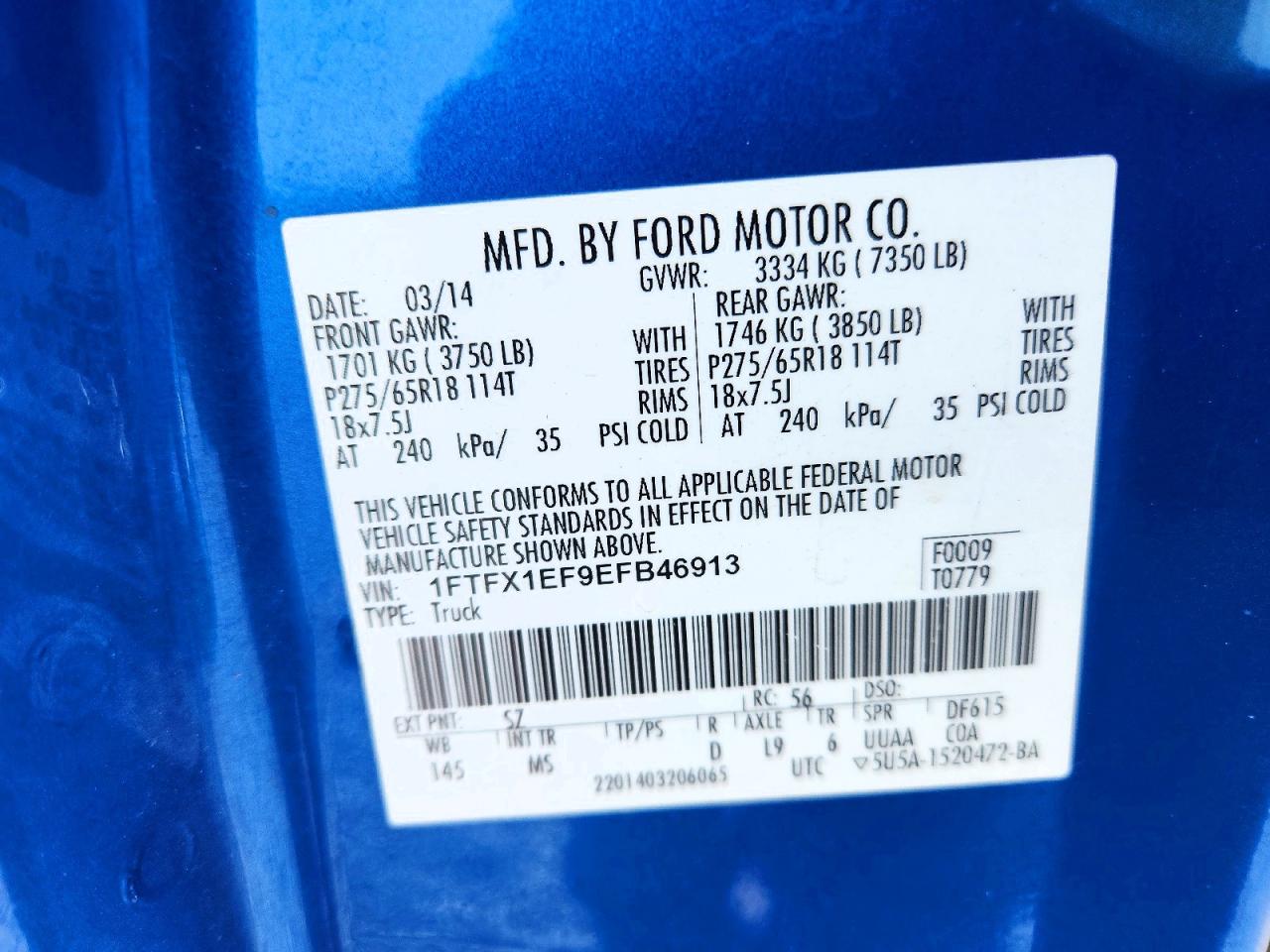 2014 FORD F150 SUPER CAB photo 23