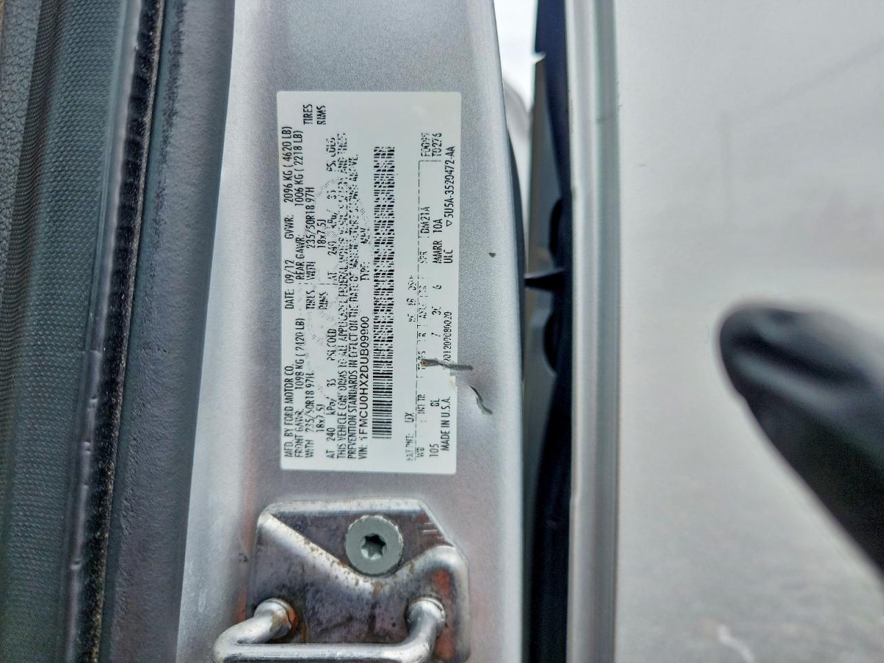 2013 FORD ESCAPE SEL photo 23