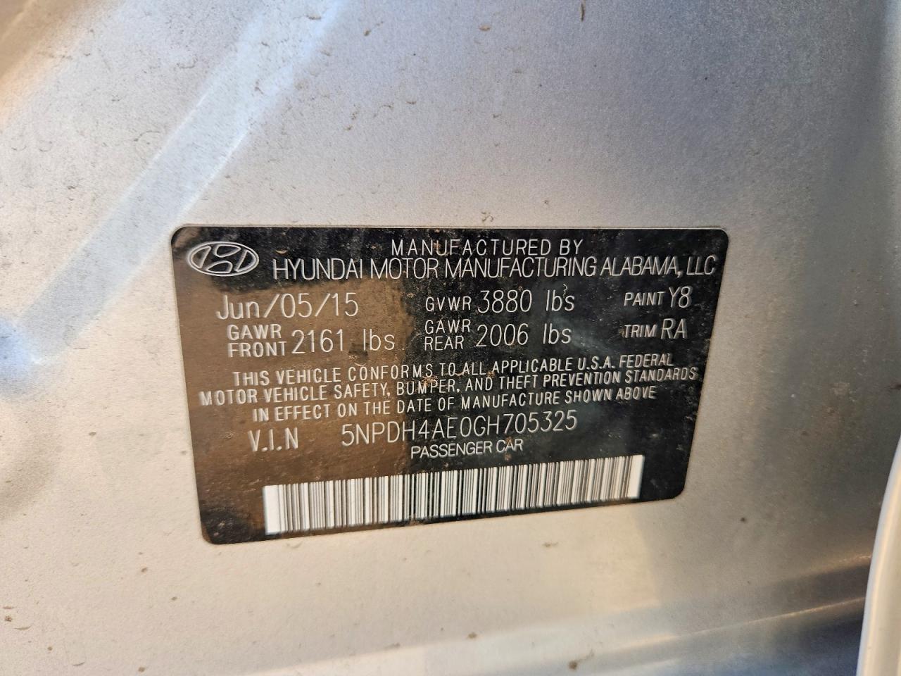 2016 HYUNDAI ELANTRA SE photo 13