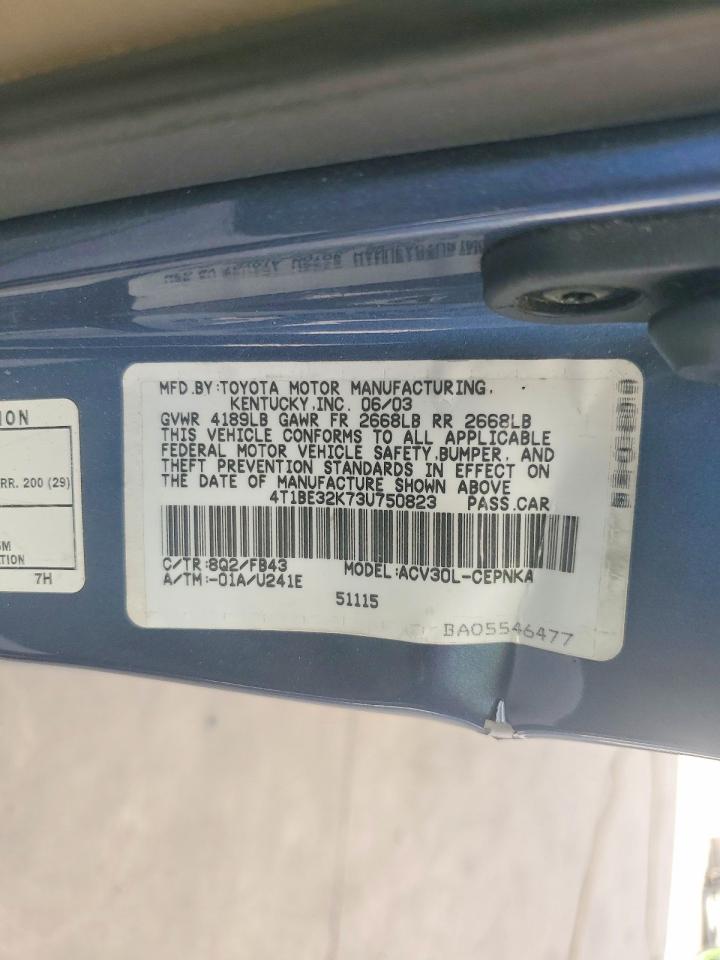 2003 TOYOTA CAMRY LE photo 34