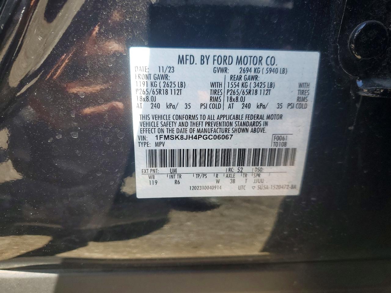 2023 FORD EXPLORER TIMBERLINE photo 25