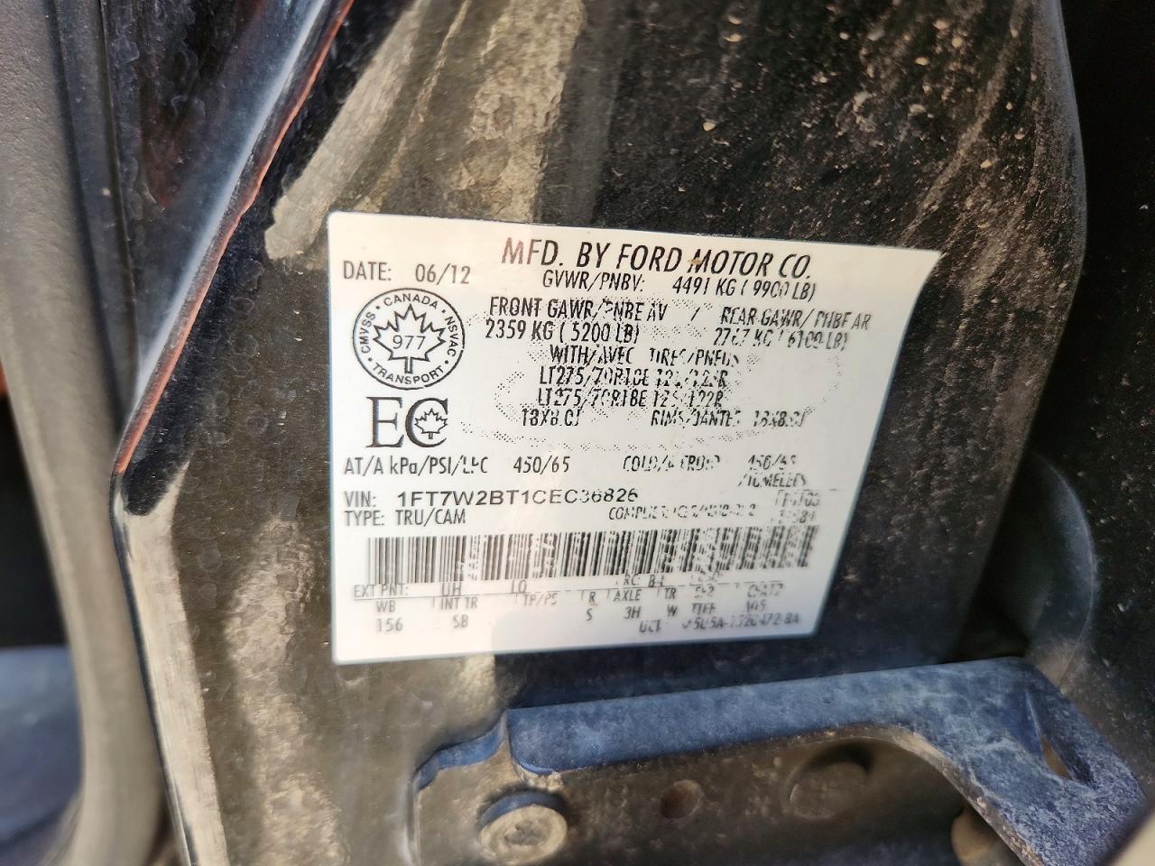 2012 FORD F250 SUPER DUTY photo 23