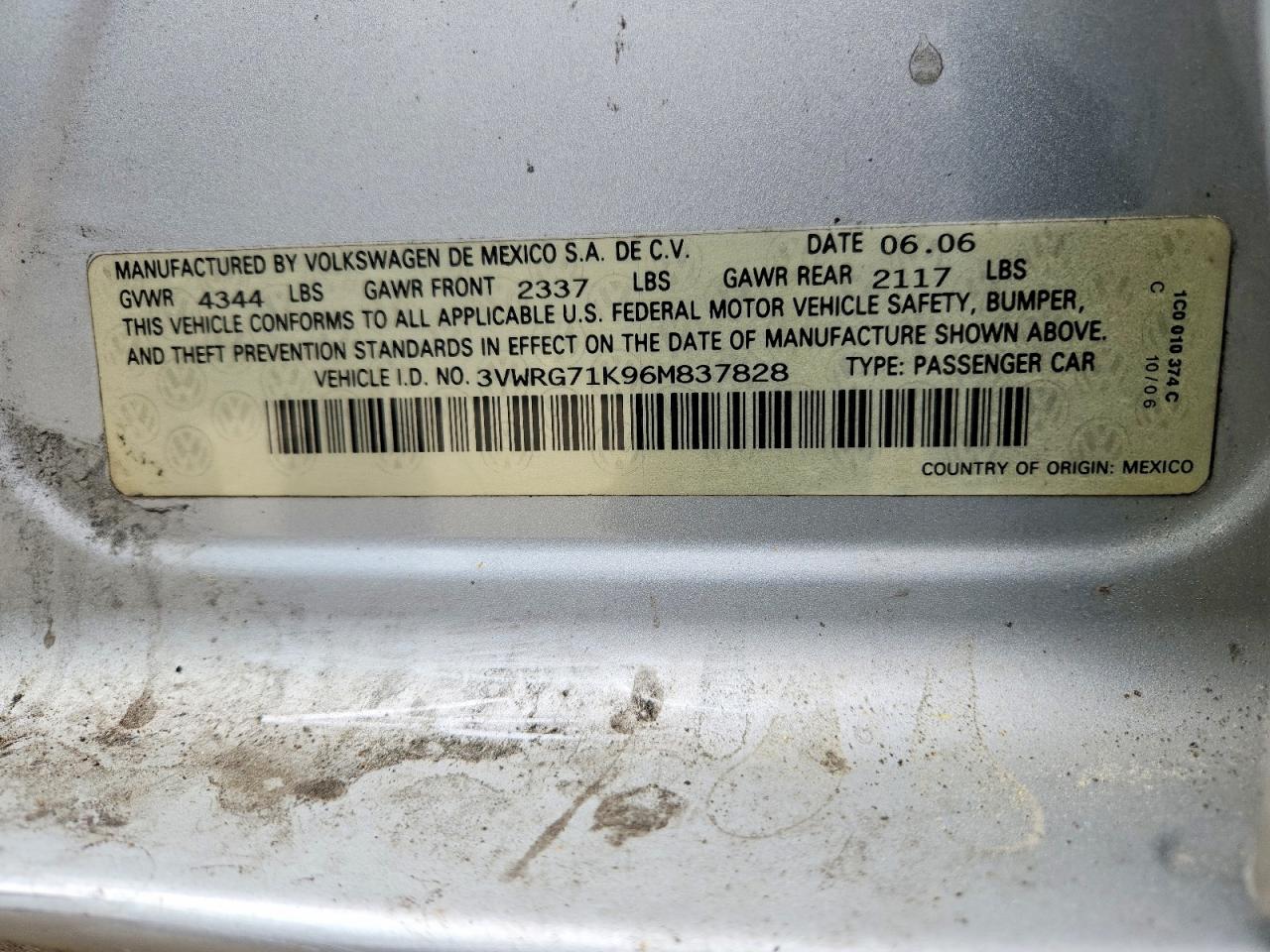 2006 VOLKSWAGEN JETTA 2.5 photo 23
