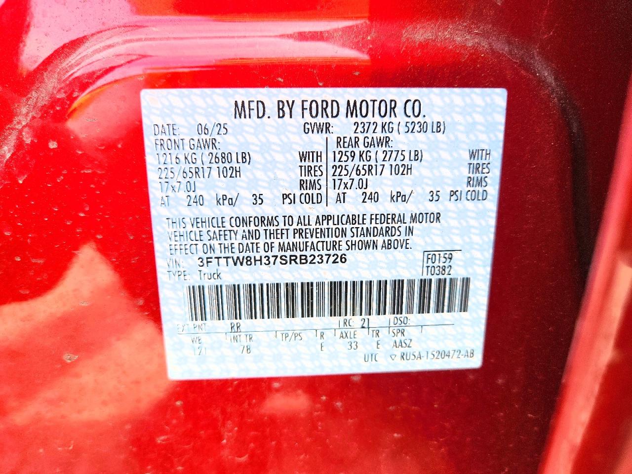 2025 FORD MAVERICK XLT photo 37