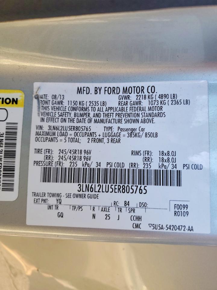2014 LINCOLN MKZ HYBRID photo 34