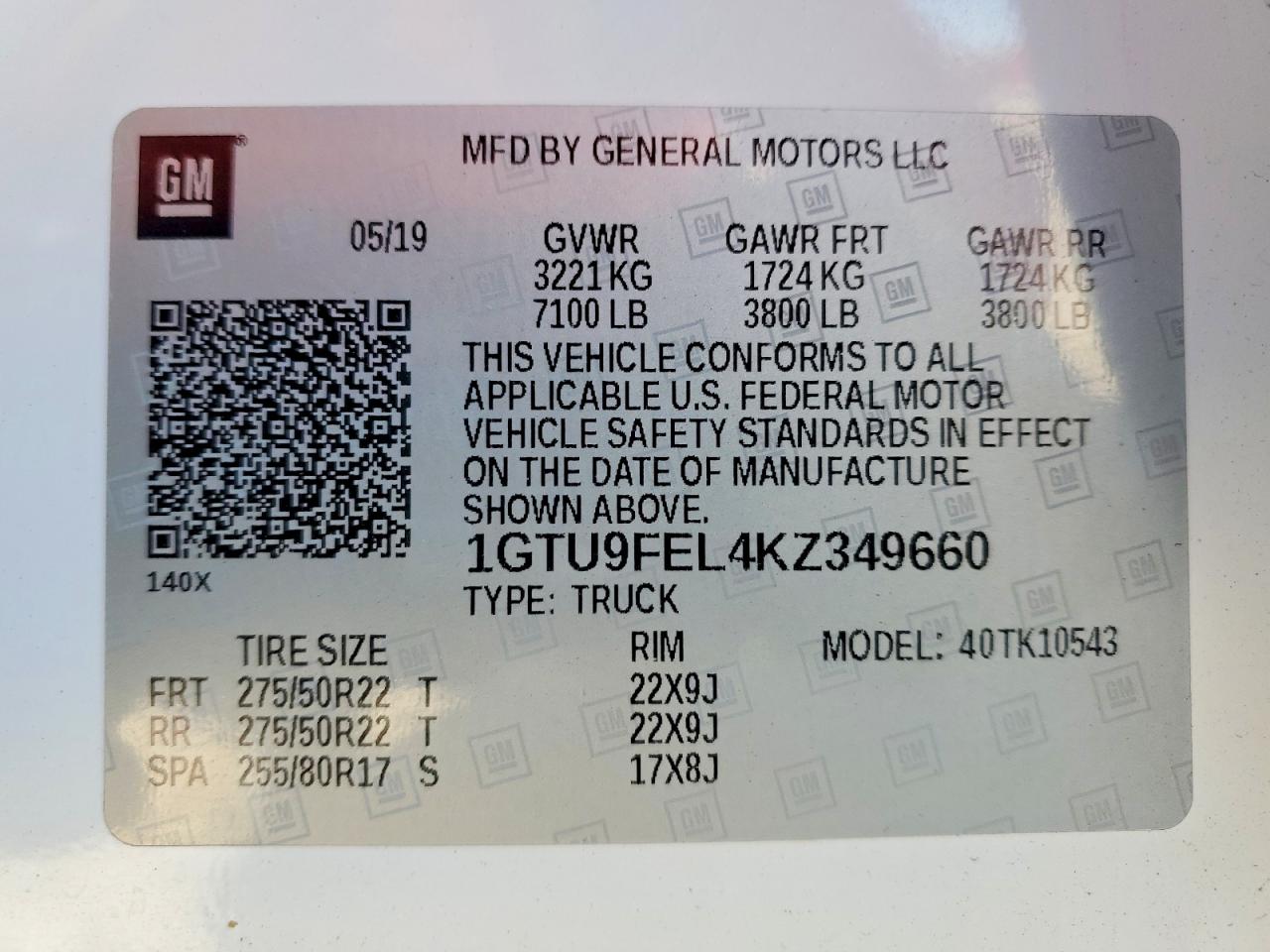 2019 GMC SIERRA K1500 DENALI photo 37