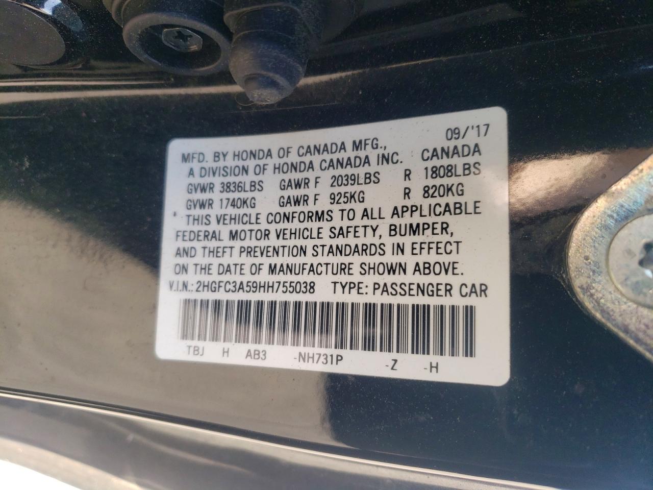 2017 HONDA CIVIC SI photo 23