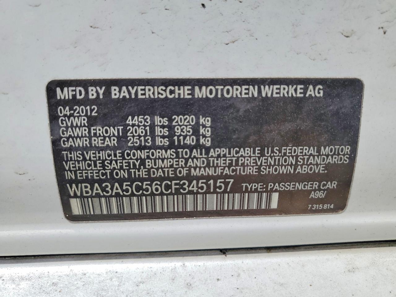 2012 BMW 328 I photo 12