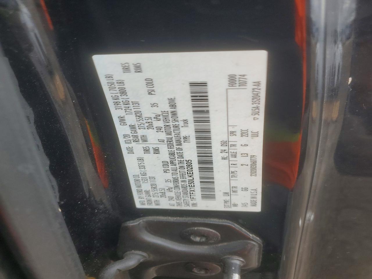 2020 FORD F150 SUPER CAB photo 23