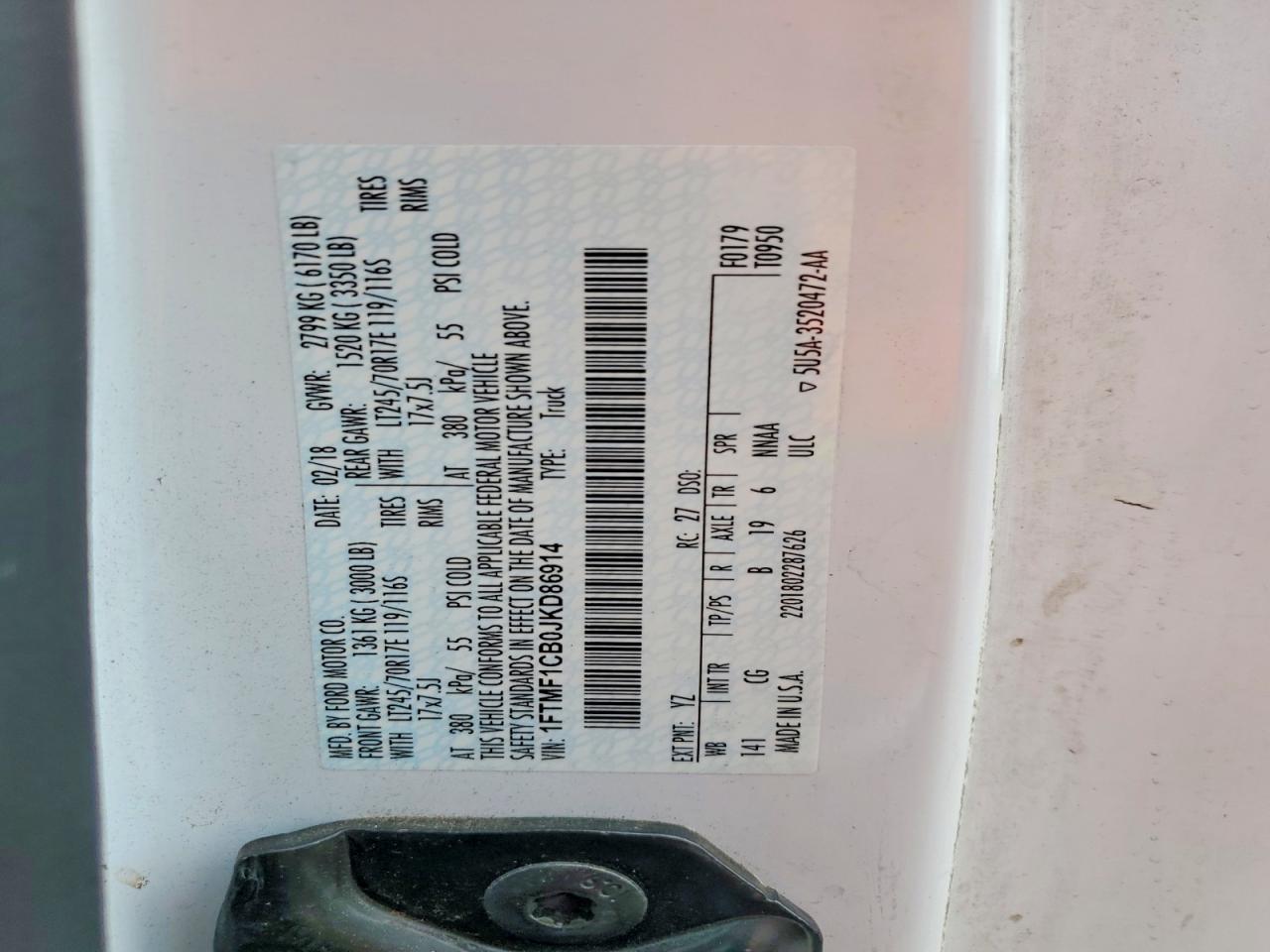 2018 FORD F150 photo 12