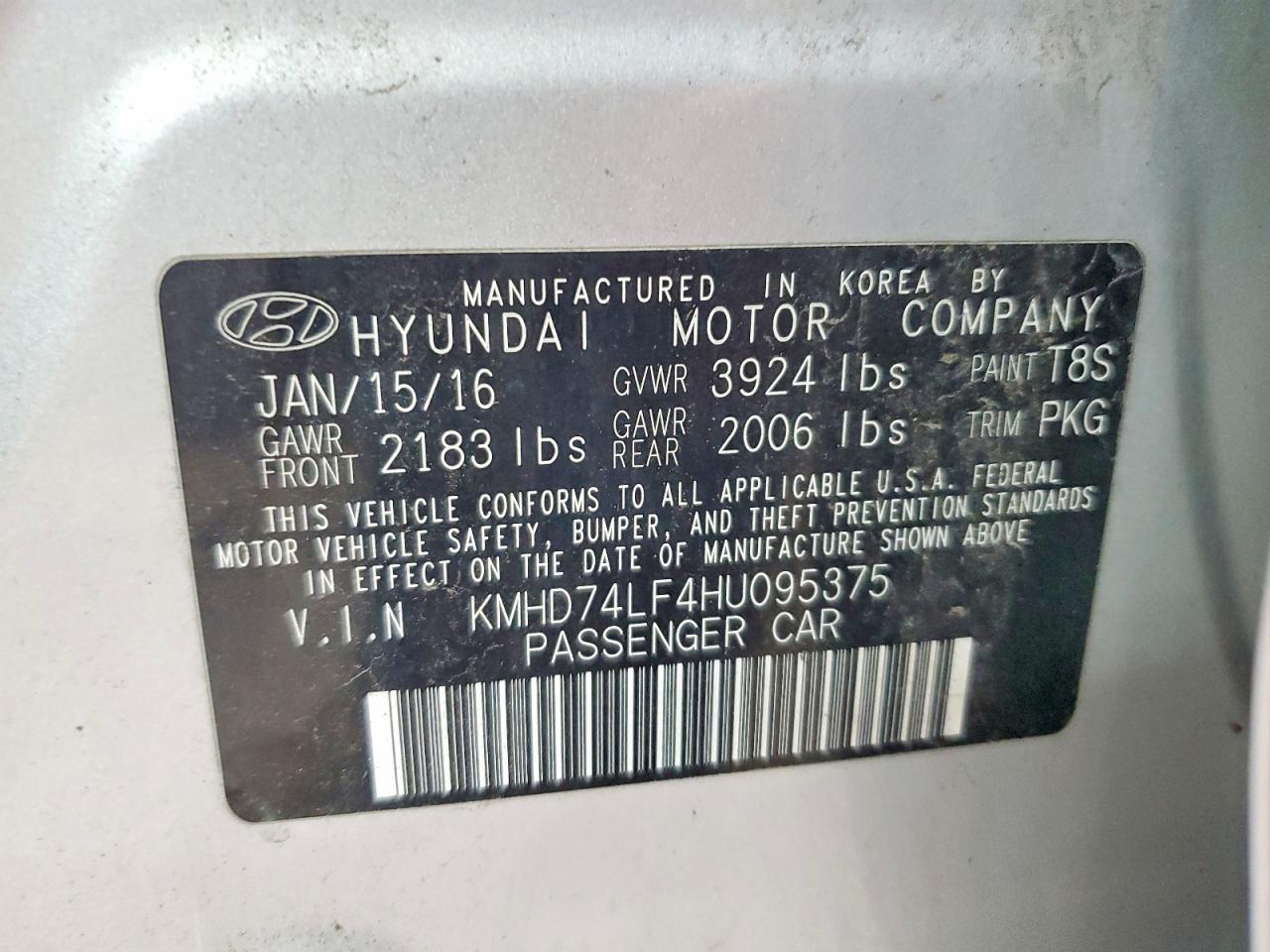 2017 HYUNDAI ELANTRA SE photo 23