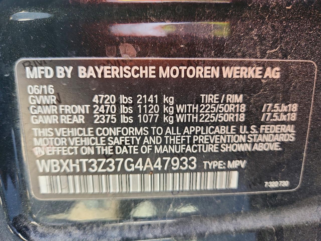 2016 BMW X1 XDRIVE28I photo 37