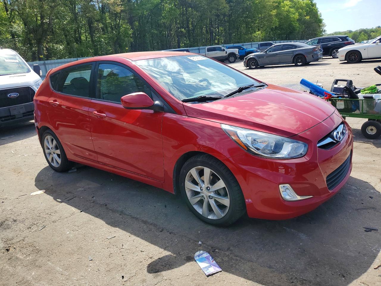 2012 HYUNDAI ACCENT GLS, GS photo 4