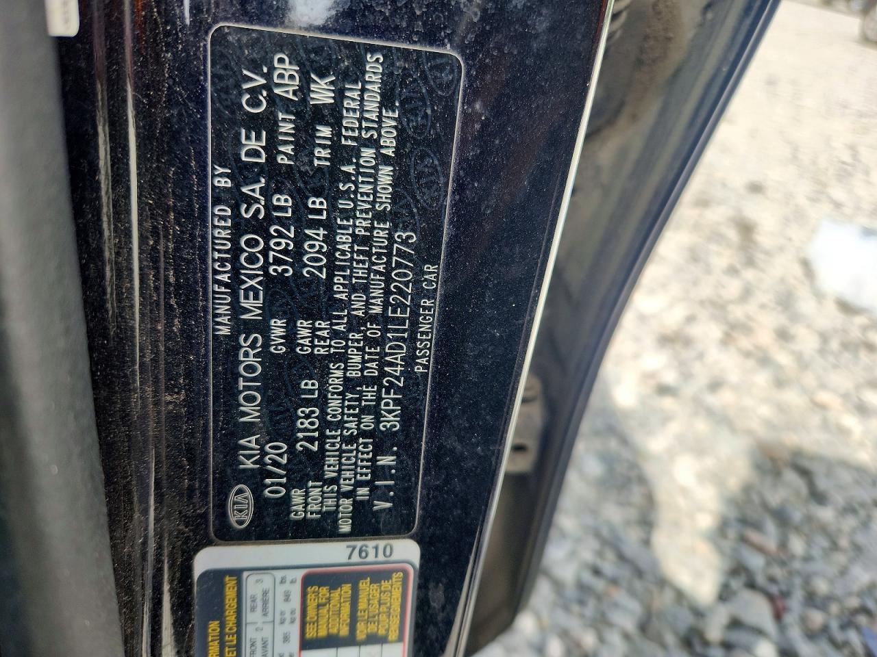 2020 KIA FORTE LXS photo 25