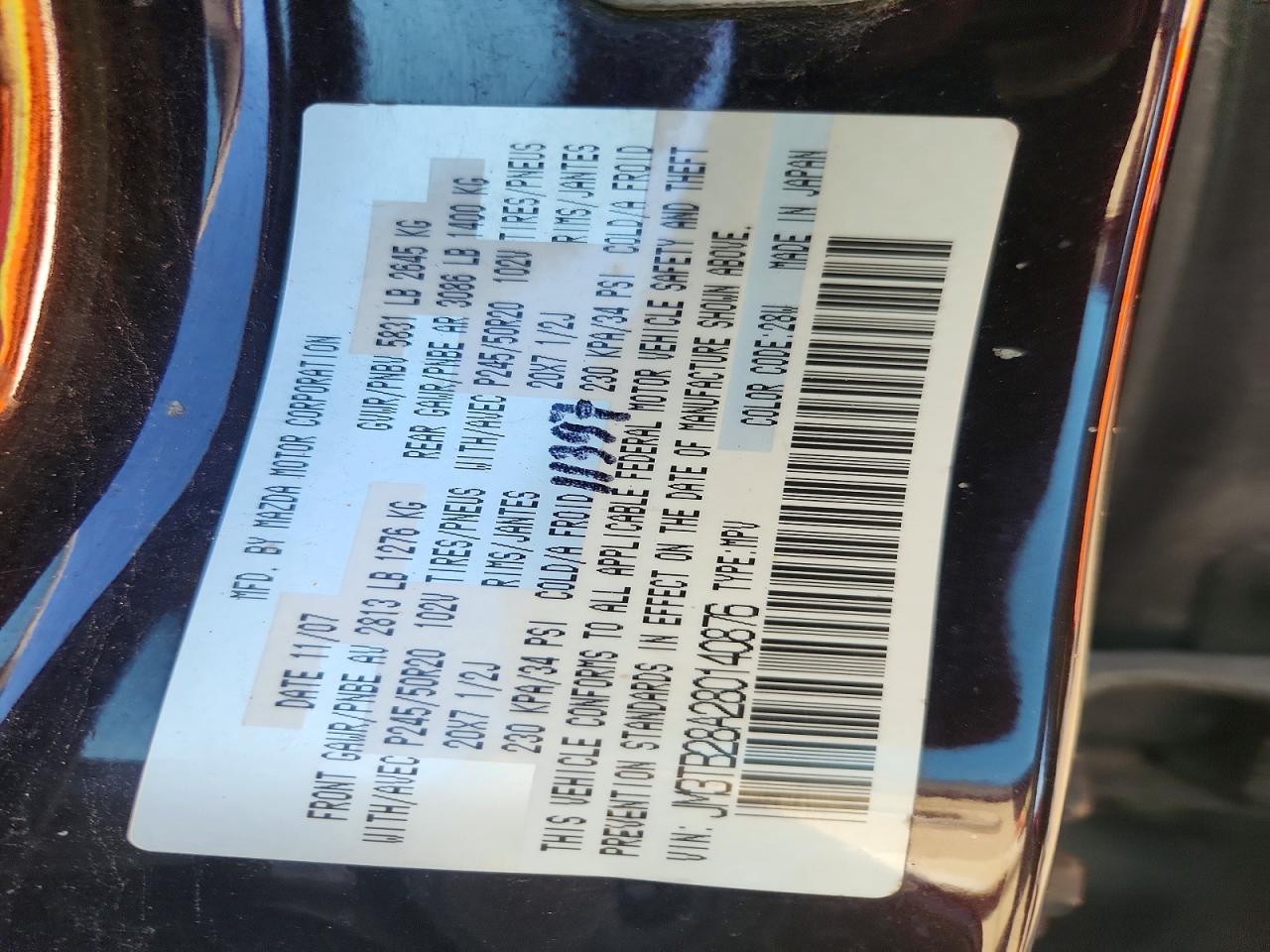 2008 MAZDA CX-9 photo 37