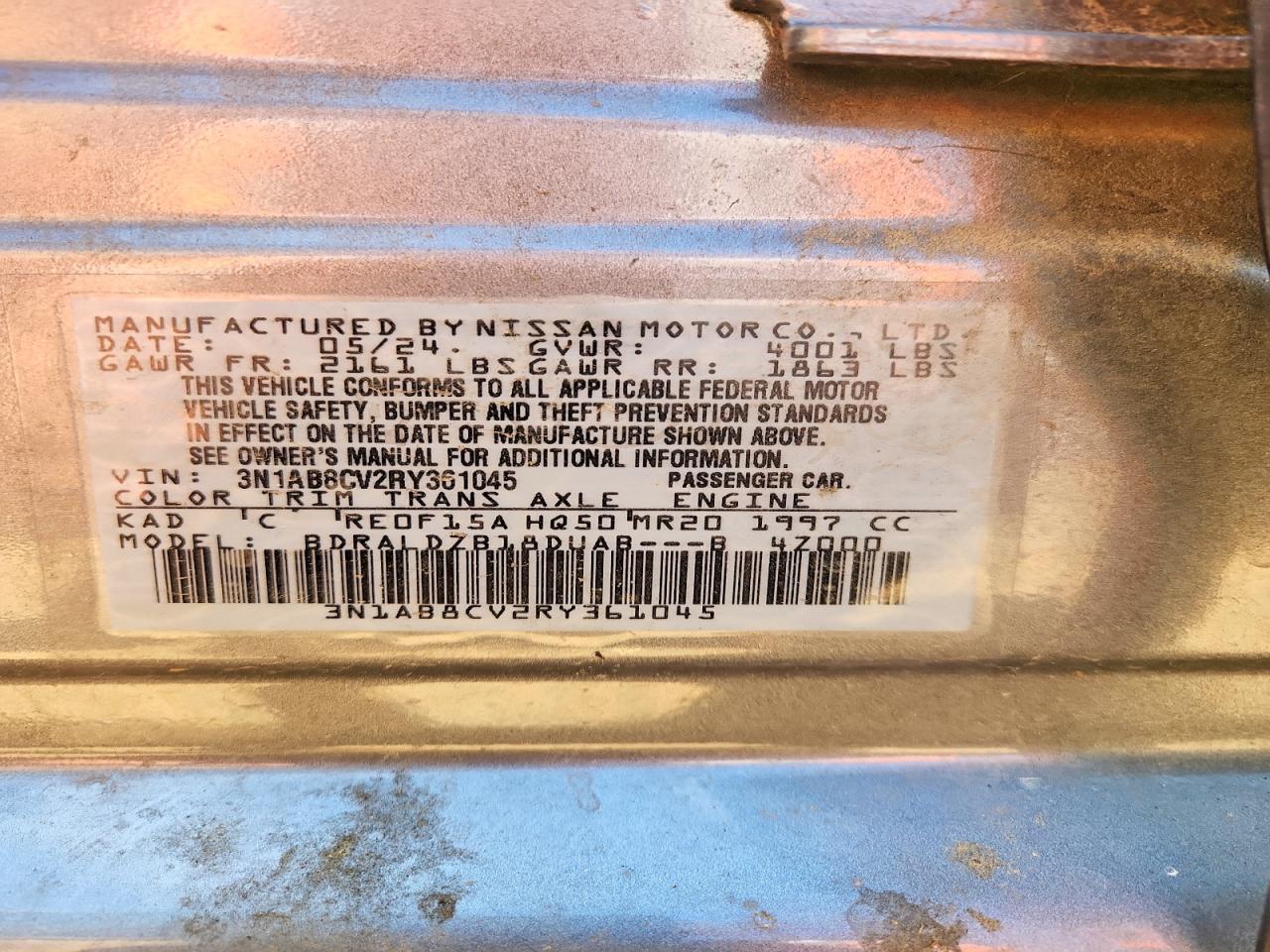 2024 NISSAN SENTRA SV photo 23