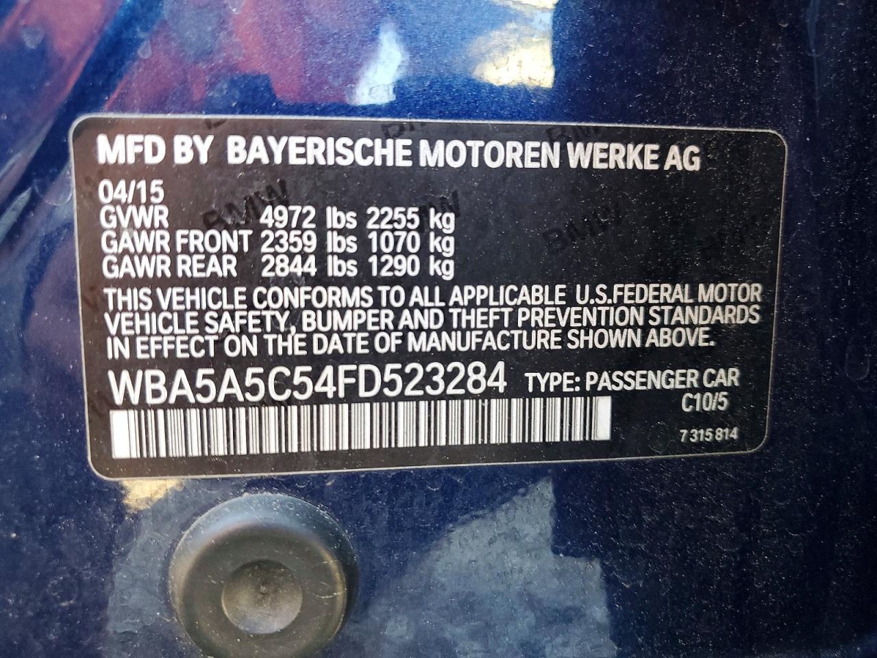 2015 BMW 528 I photo 23