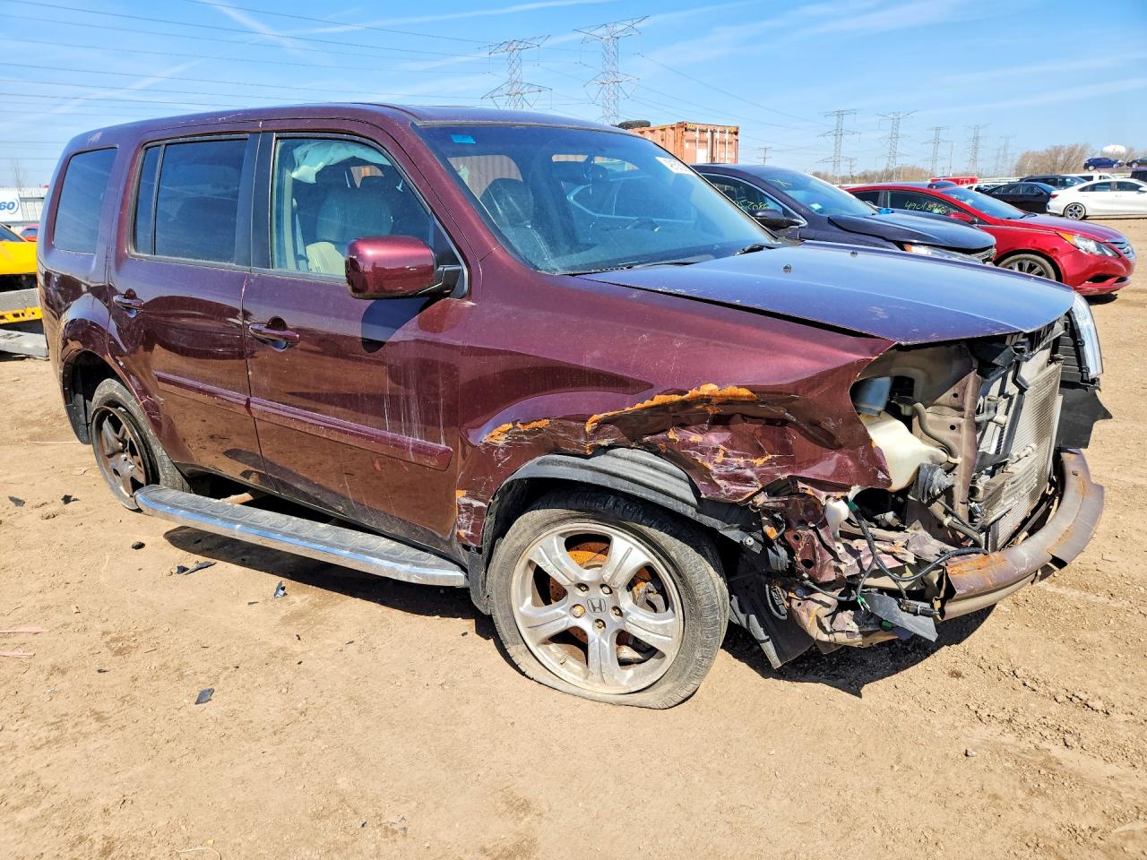 2013 HONDA PILOT EXL photo 4