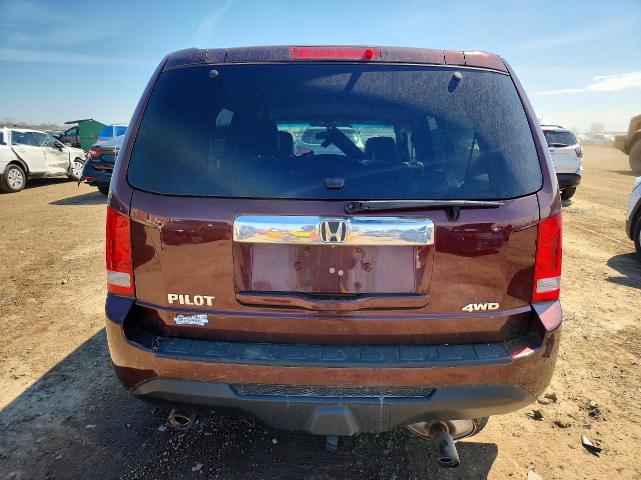 2013 HONDA PILOT EXL photo 6
