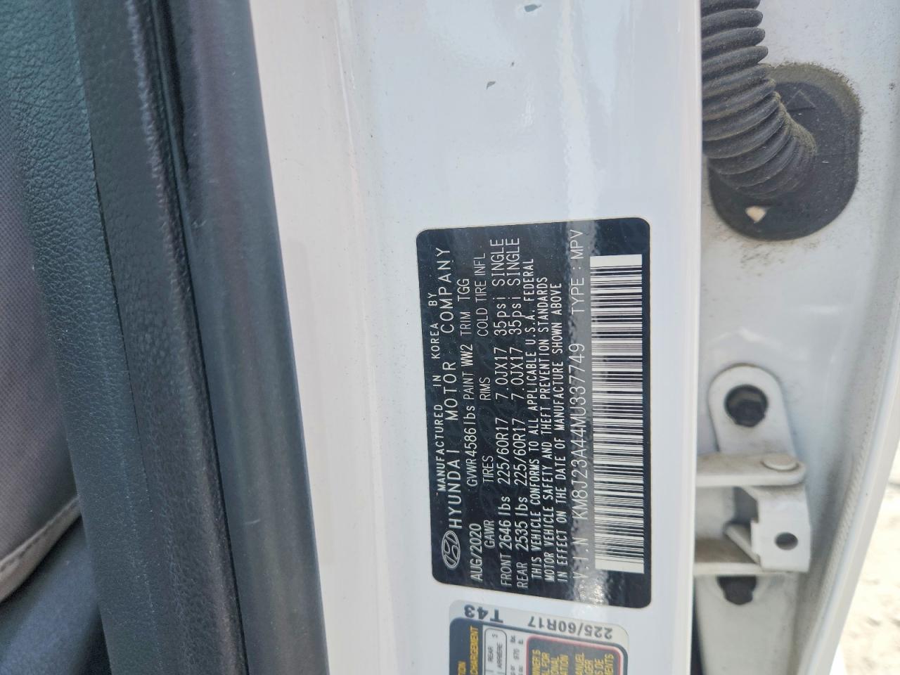 2021 HYUNDAI TUCSON SE photo 37