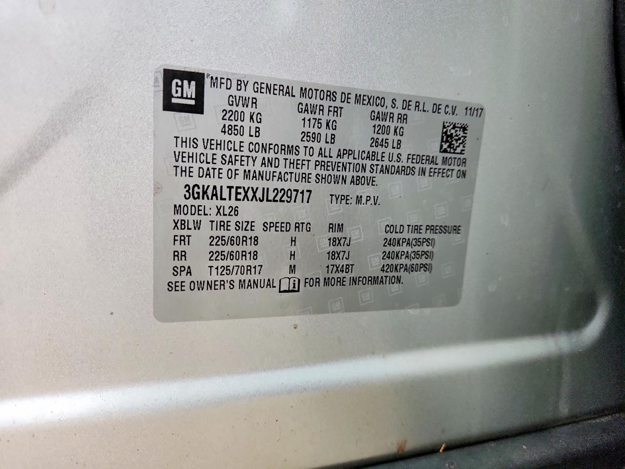 2018 GMC TERRAIN SLE photo 37