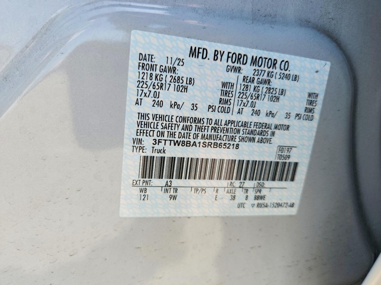 2025 FORD MAVERICK XL photo 23