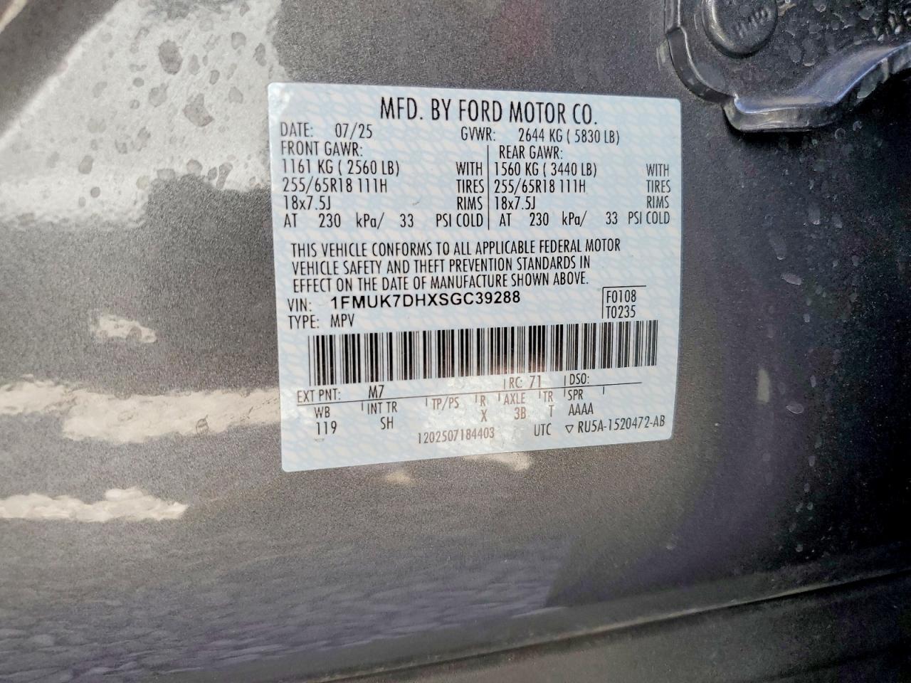 2025 FORD EXPLORER ACTIVE photo 37