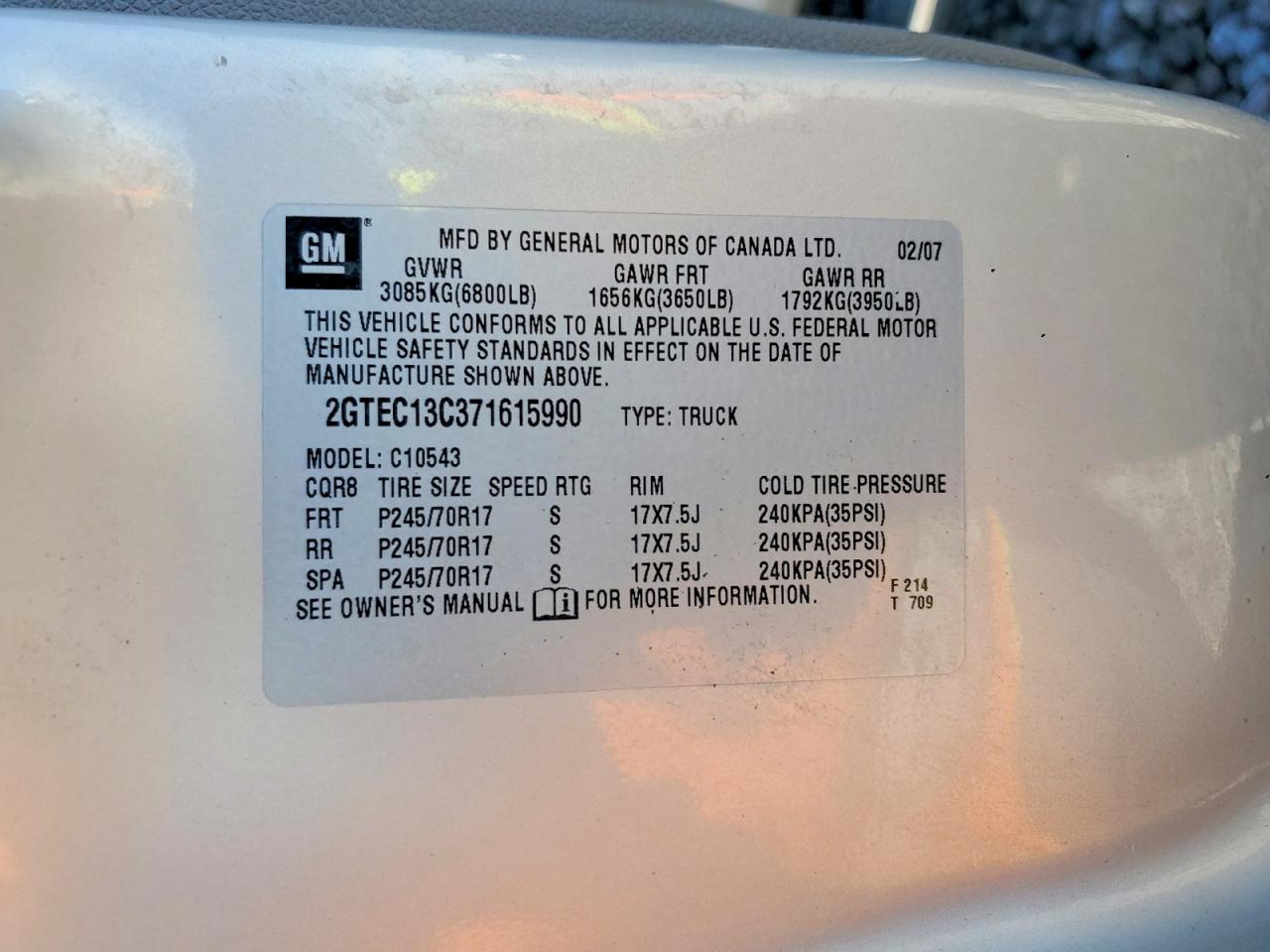 2007 GMC NEW SIERRA C1500 photo 34