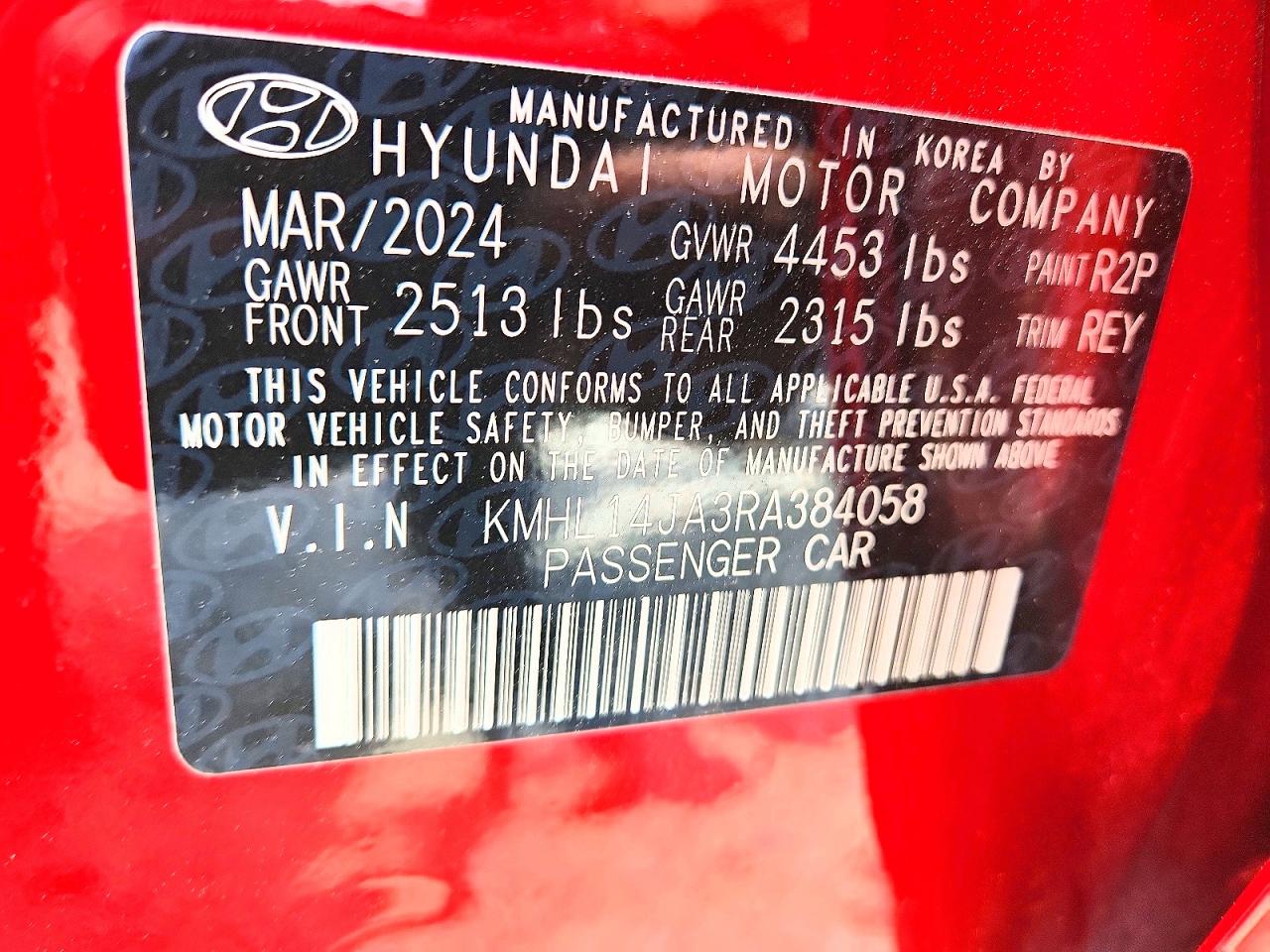 2024 HYUNDAI SONATA SEL photo 25