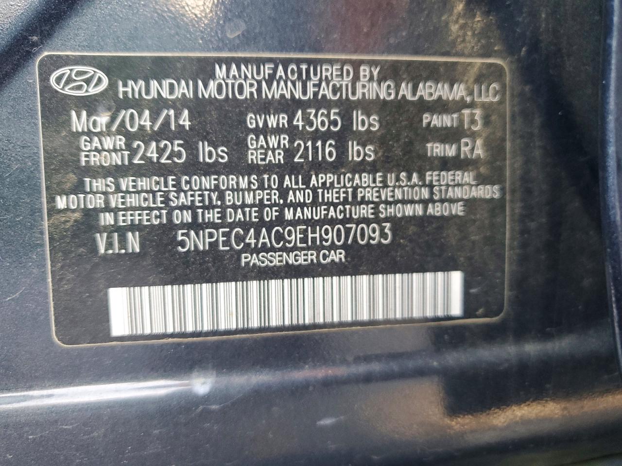 2014 HYUNDAI SONATA LIMITED photo 34