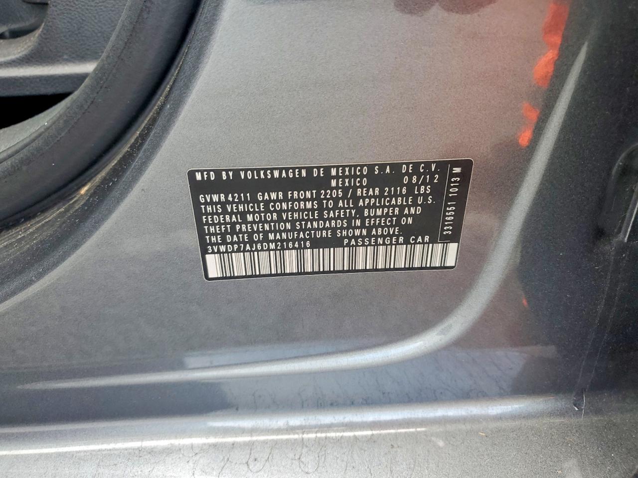 2013 VOLKSWAGEN JETTA SE photo 12