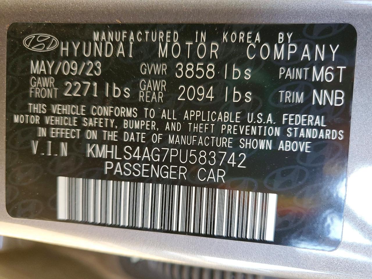 2023 HYUNDAI ELANTRA SEL photo 13