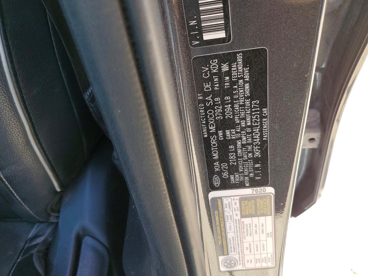 2020 KIA FORTE GT LINE photo 23