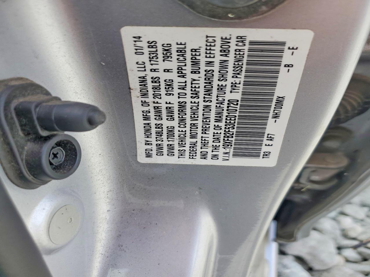 2014 HONDA CIVIC LX photo 23