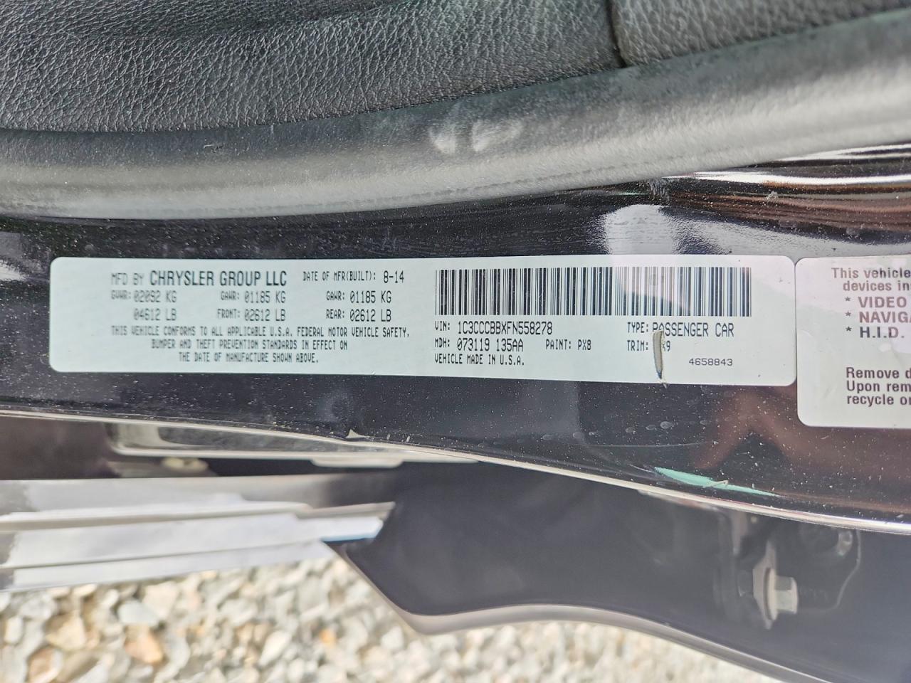 2015 CHRYSLER 200 S photo 23